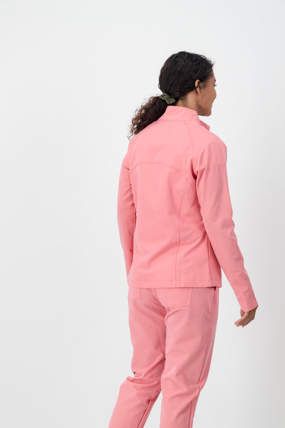 The Lilian Scrub Jacket - Coral