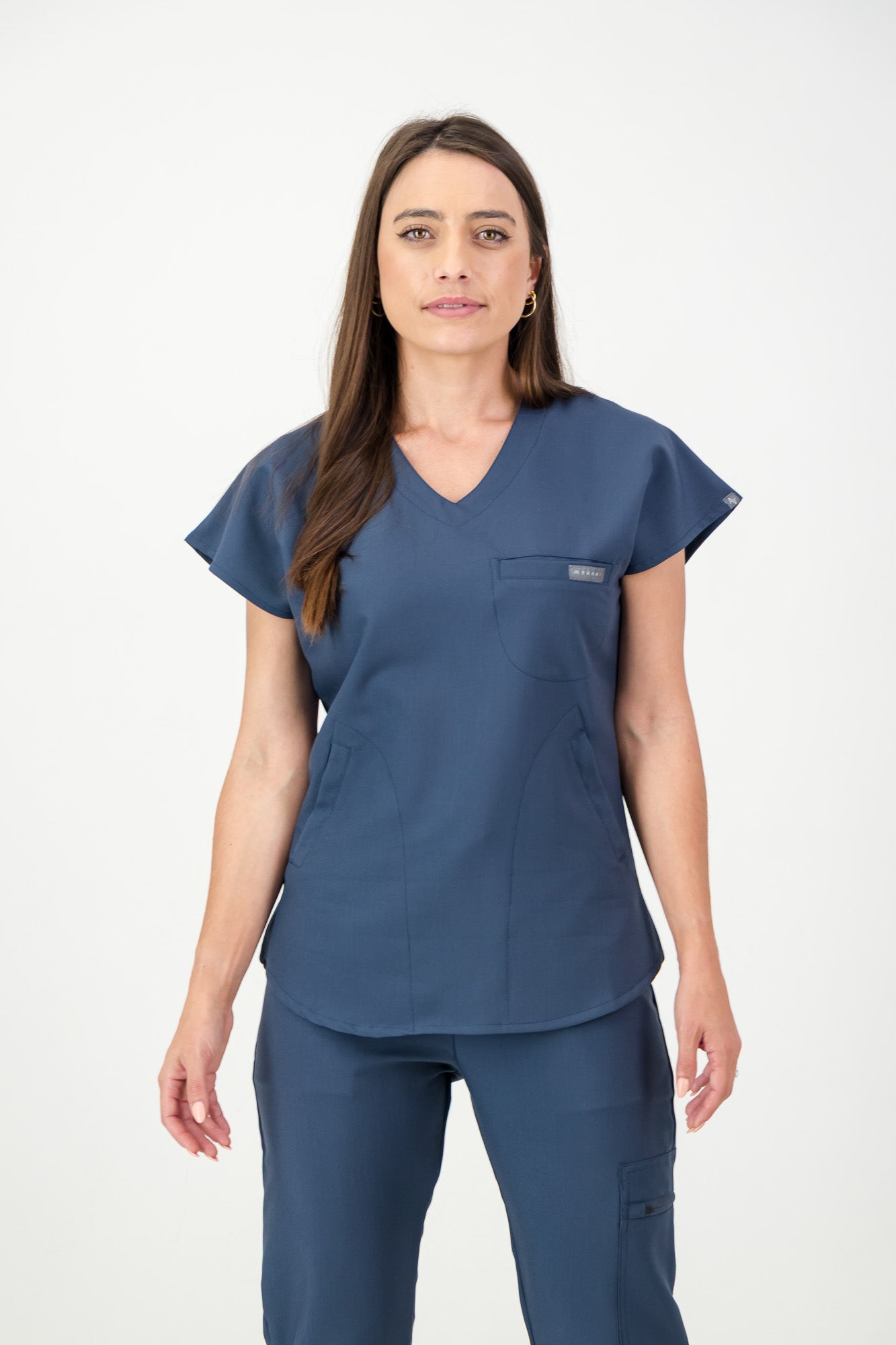 The Coco Women's Scrub Top - Airforce