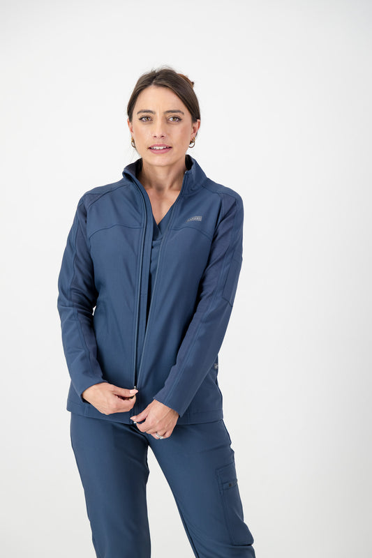 The Lilian Scrub Jacket - Airforce