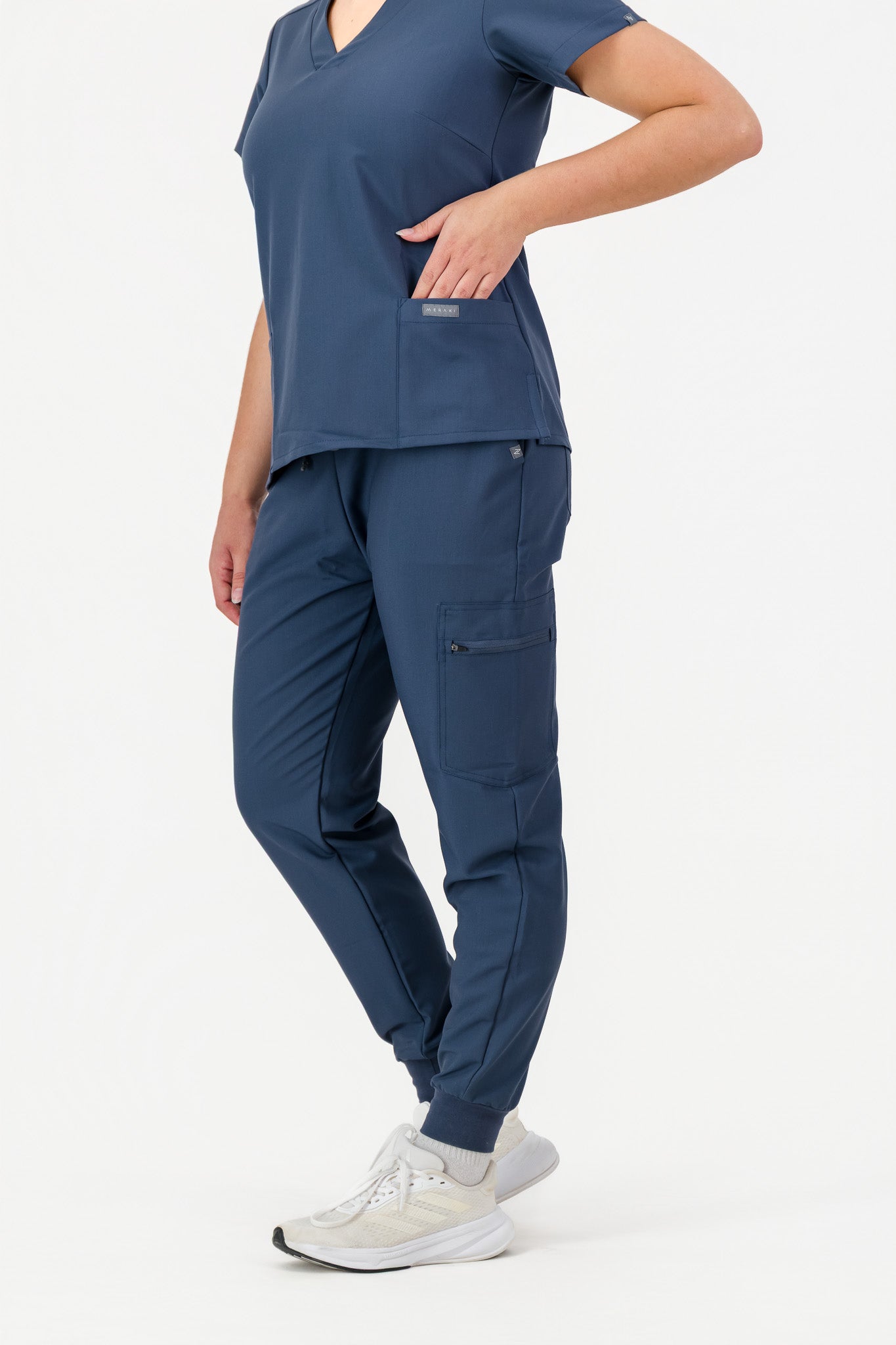 The Ladies Scrub Jogger - Airforce