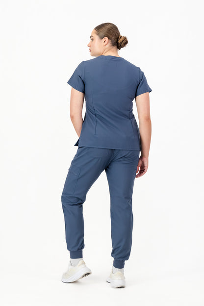 The Ladies Scrub Jogger - Airforce