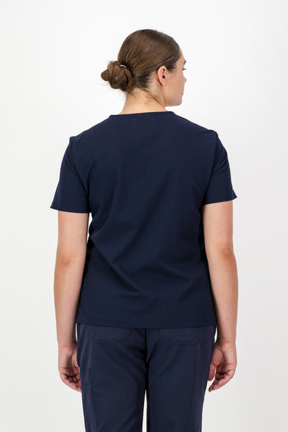 The Penny Women's Scrub Top - Navy