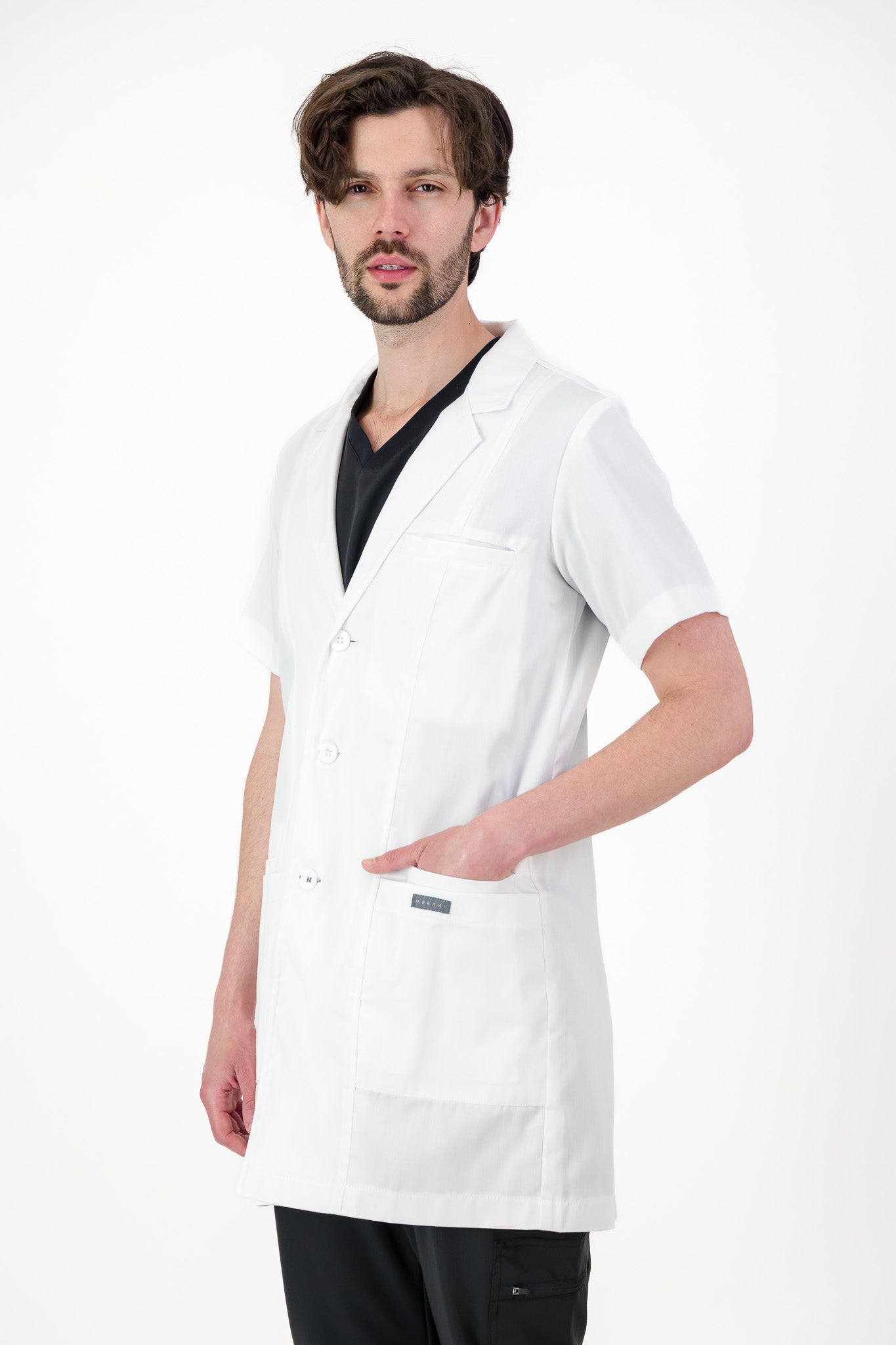 The Edison Unisex Short Sleeve Lab Coat