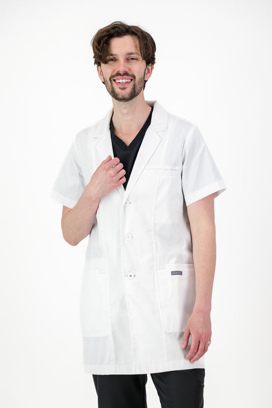 The Edison Unisex Short Sleeve Lab Coat