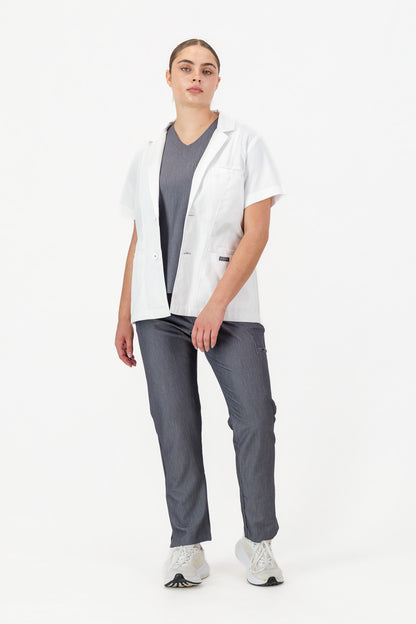 The Jane Women's Short Sleeve Lab Coat
