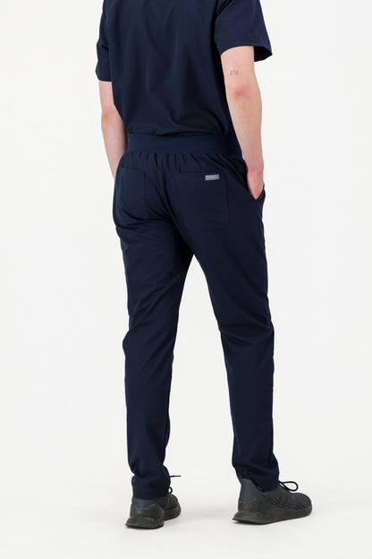 The Mens Straight Leg Scrub Pants - Navy