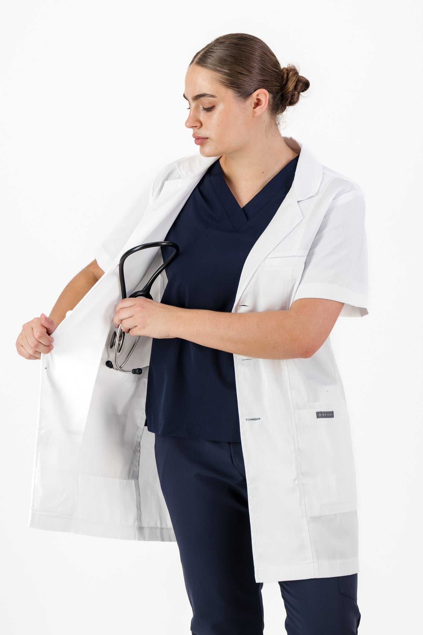 The Edison Unisex Short Sleeve Lab Coat