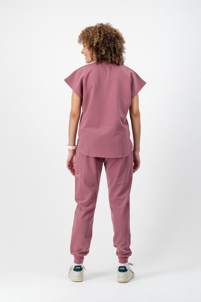 The Ladies Scrub Jogger - Rouge