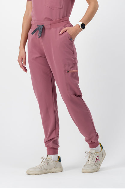 The Ladies Scrub Jogger - Rouge