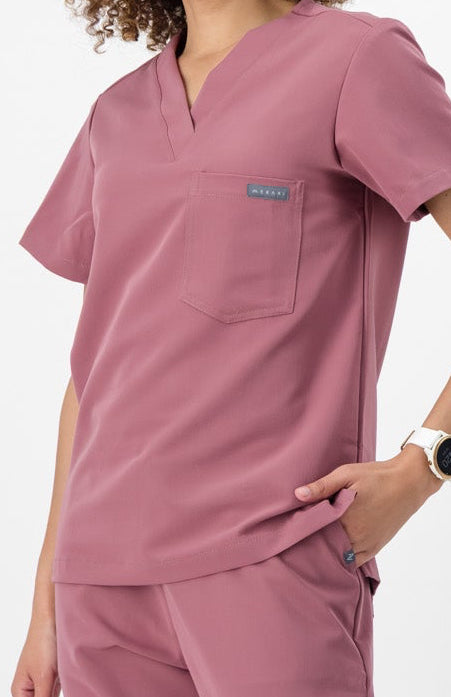 The Penny Women's Scrub Top - Rouge