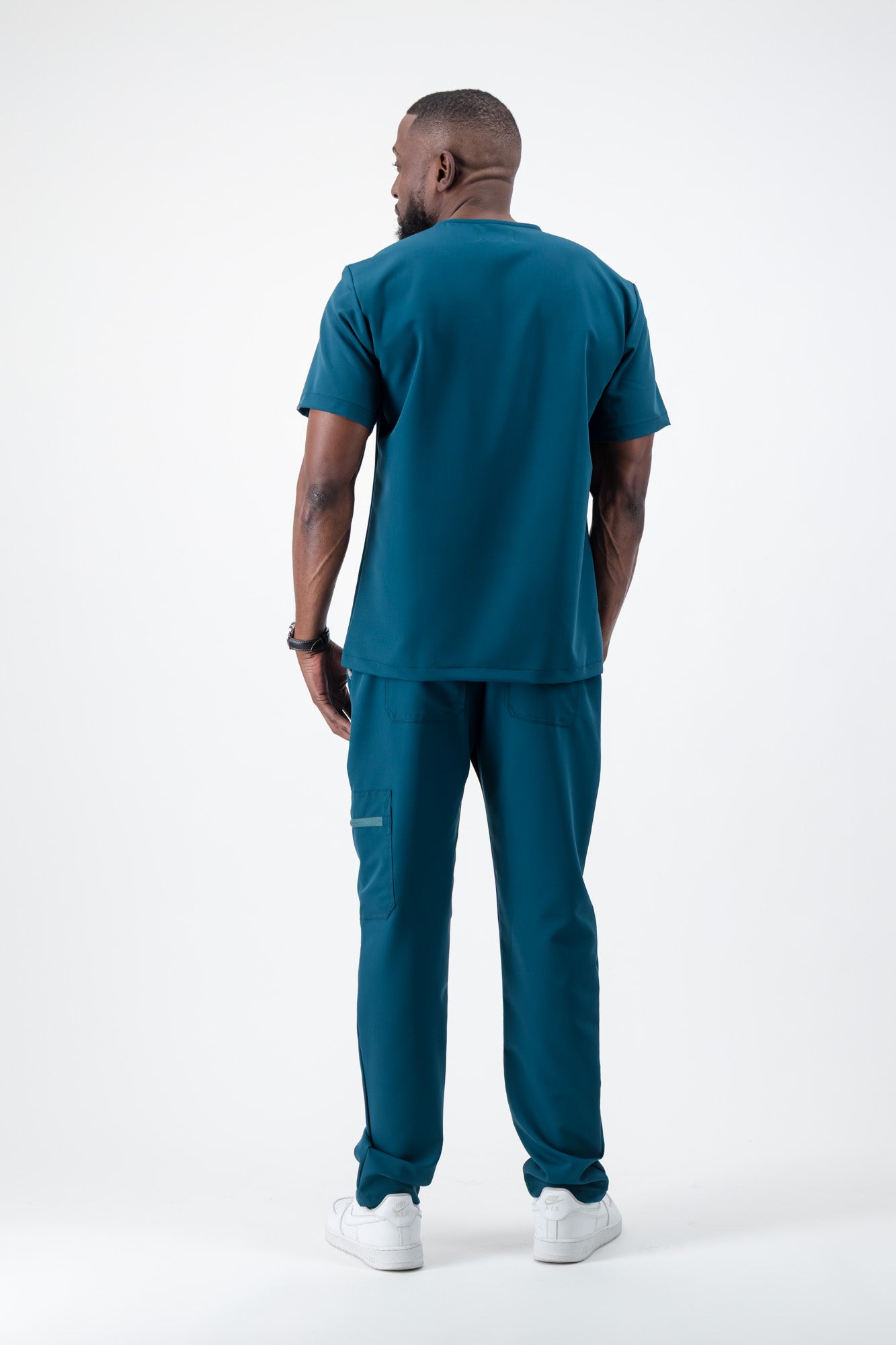 The Mens Straight Leg Scrub Pants - Lagoon - Meraki Scrubs