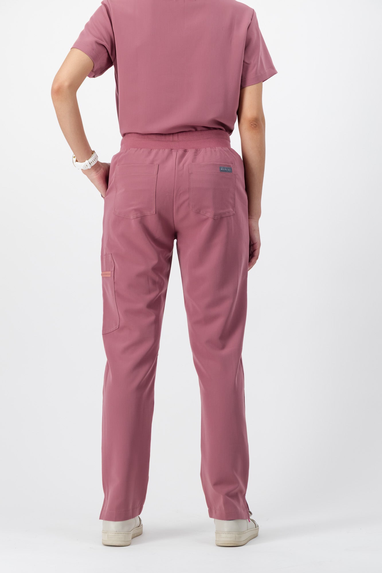 The Ladies Straight Leg Scrub Pants - Rouge