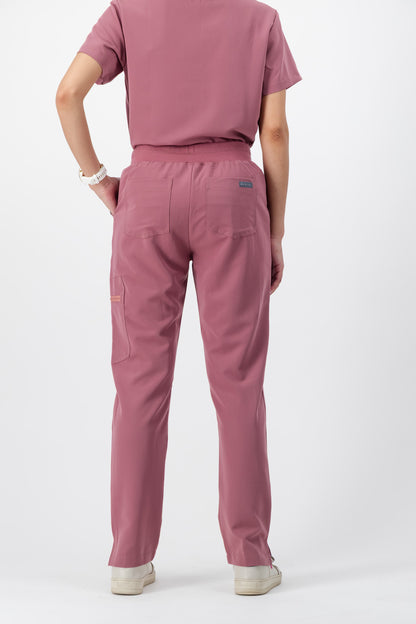 The Ladies Straight Leg Scrub Pants - Rouge