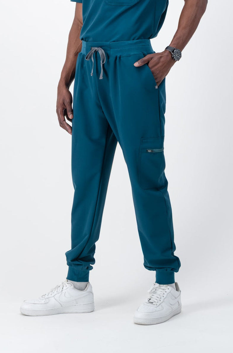 The Mens Scrub Jogger - Lagoon - Meraki Scrubs