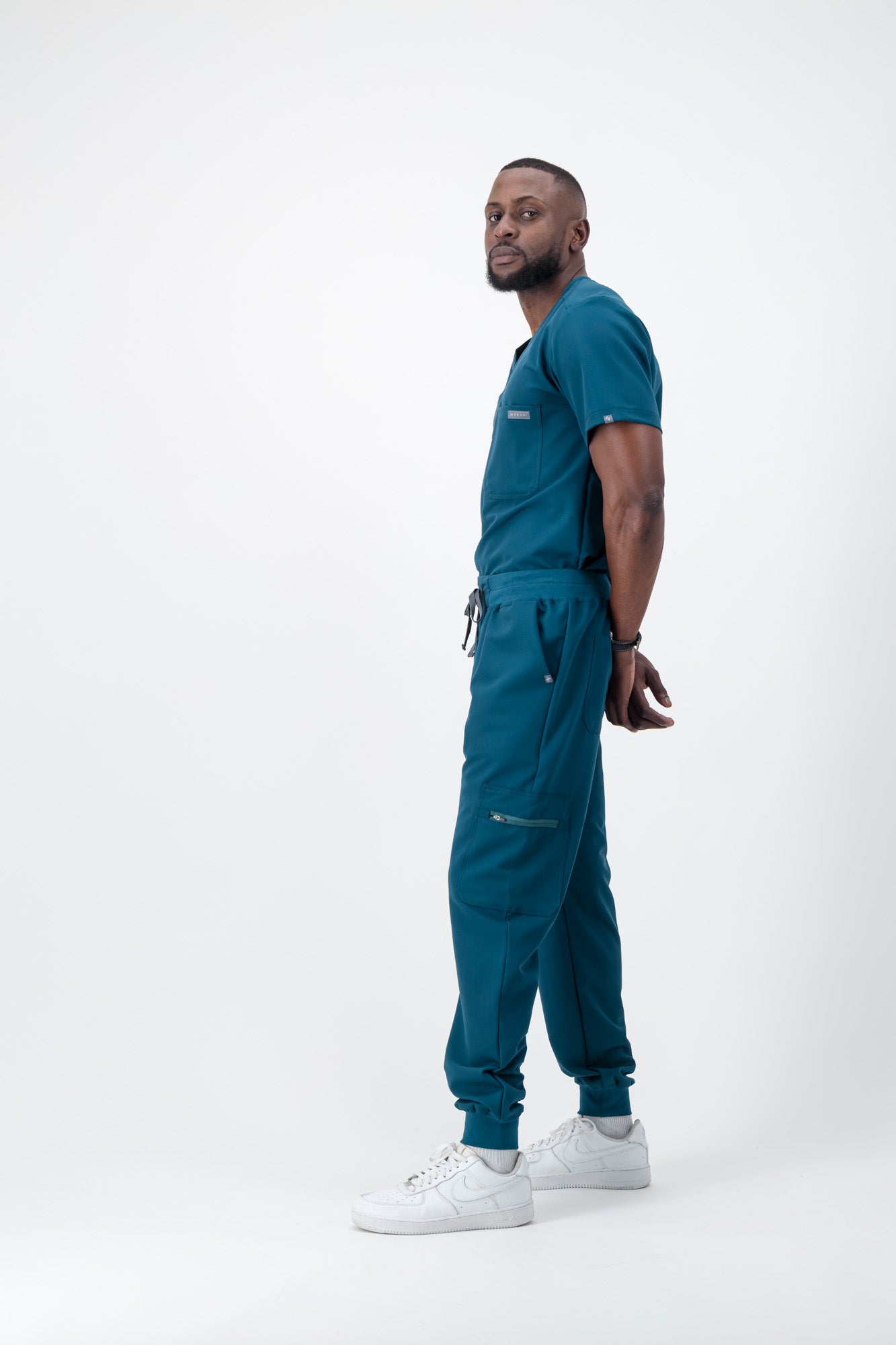 The Mens Scrub Jogger - Lagoon - Meraki Scrubs