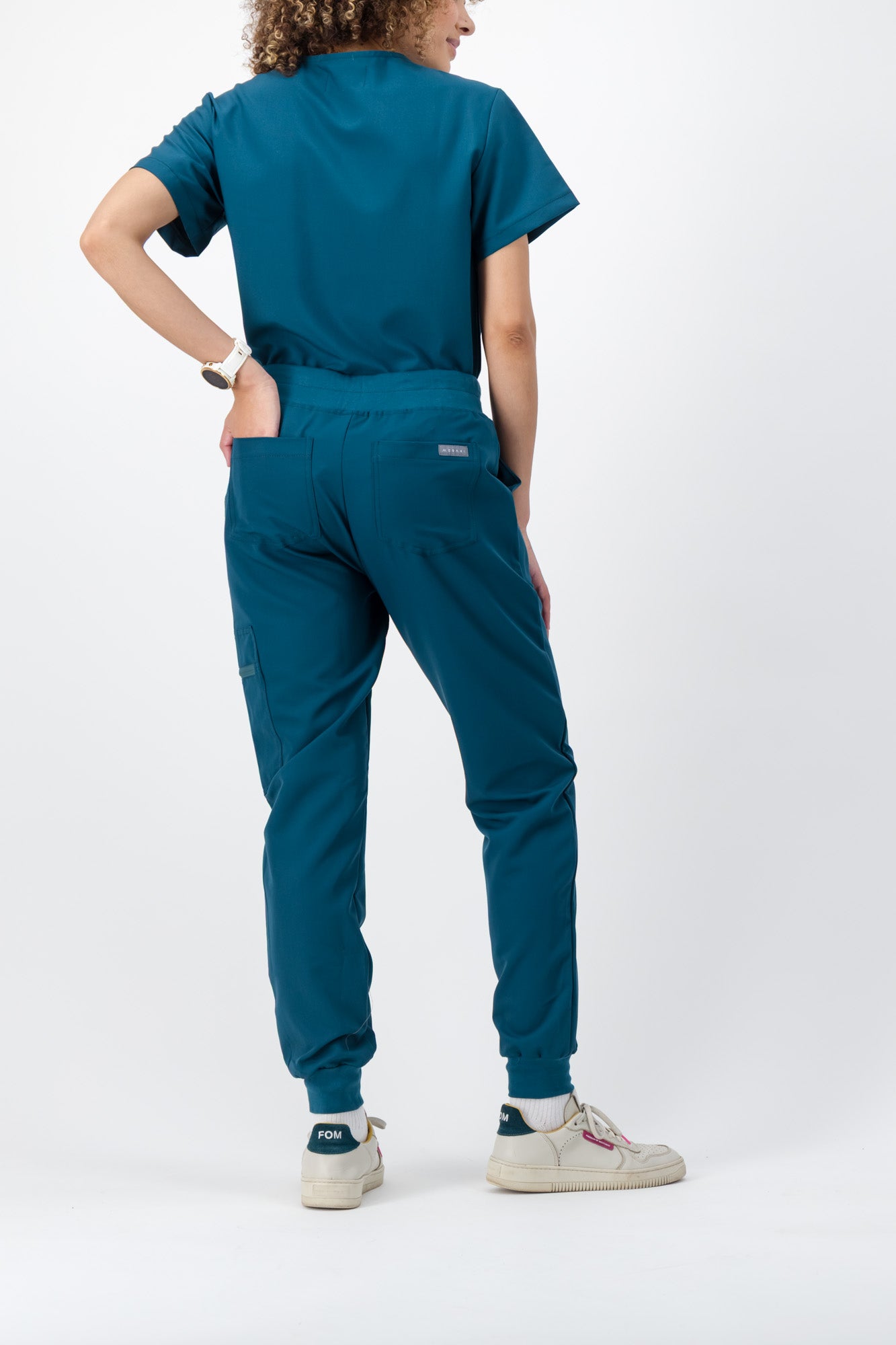 The Ladies Scrub Jogger - Lagoon - Meraki Scrubs
