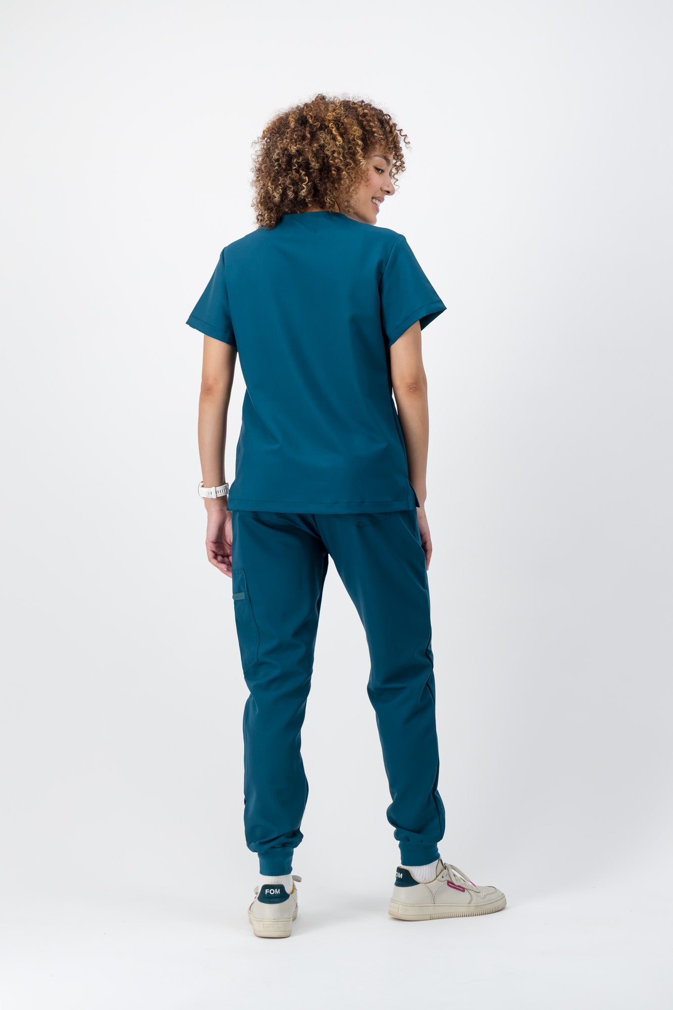 The Penny Women's Scrub Top - Lagoon - Meraki Scrubs