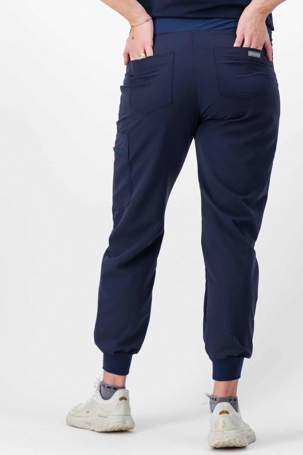 Maternity Jogger Scrub Pants - Navy - Meraki Scrubs