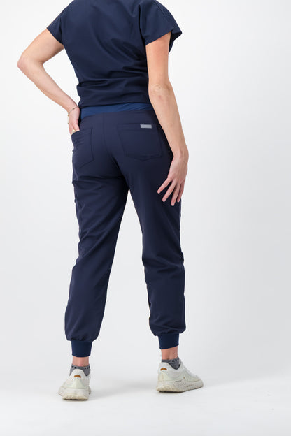 Maternity Jogger Scrub Pants - Navy - Meraki Scrubs