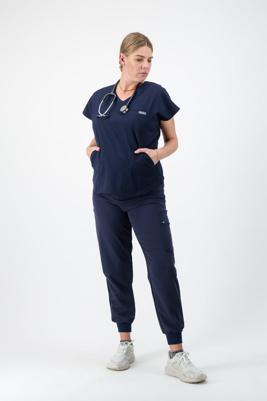 Maternity Jogger Scrub Pants - Navy