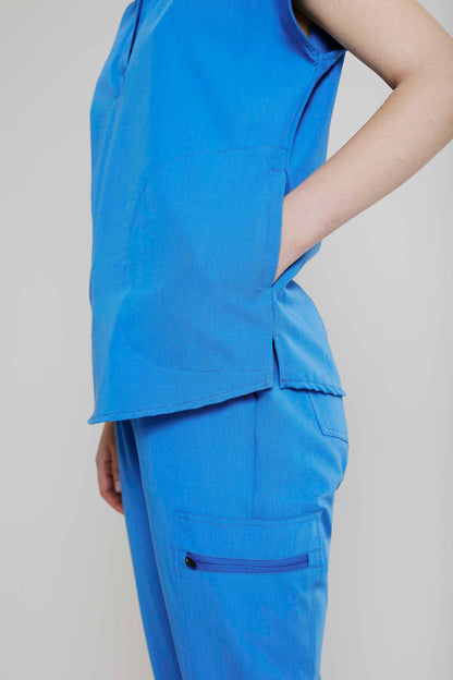 The Ladies Scrub Jogger - Cool Marine