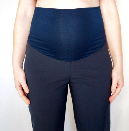 Maternity Straight Leg Scrub Pants - Navy Meraki Scrubs Maternity Straight Leg Scrub Pants - Navy Meraki Scrubs